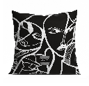 Coussin de jardin Black Elongi