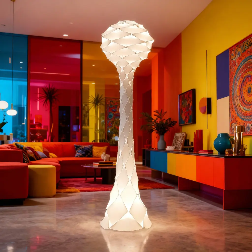 22 White Gazing Globe Colorful Modern Interior.webp