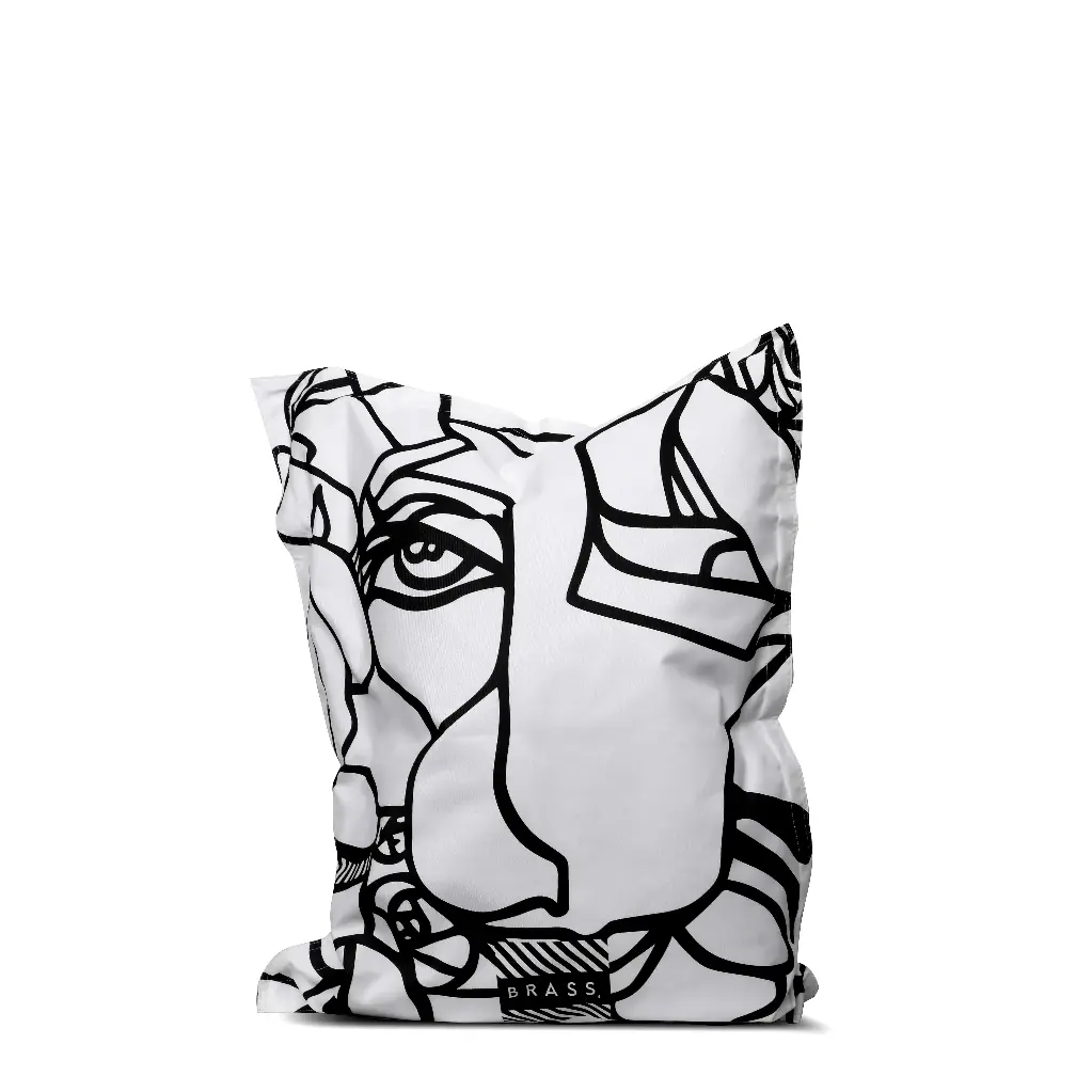 White Koseka - Pouf intérieur/extérieur