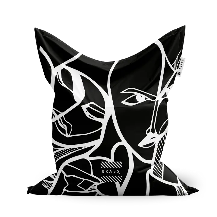 Beanbag Black Elongi