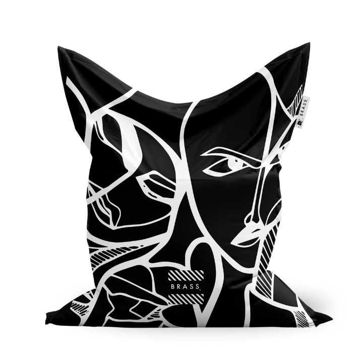 Cover Black Elongi for beanbag