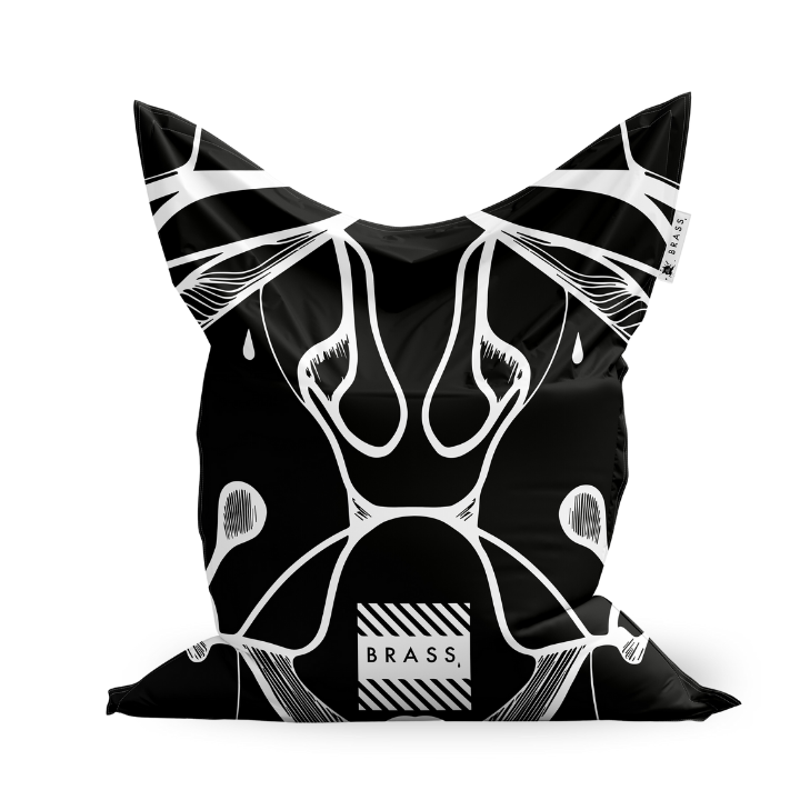 Housse Black Bolingo pour pouf