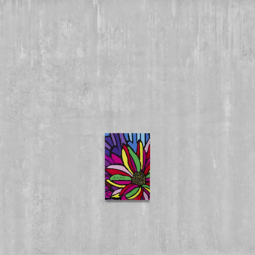 Décoration murale en plexi Flowers