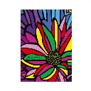 Plexi Wanddecoratie Flowers