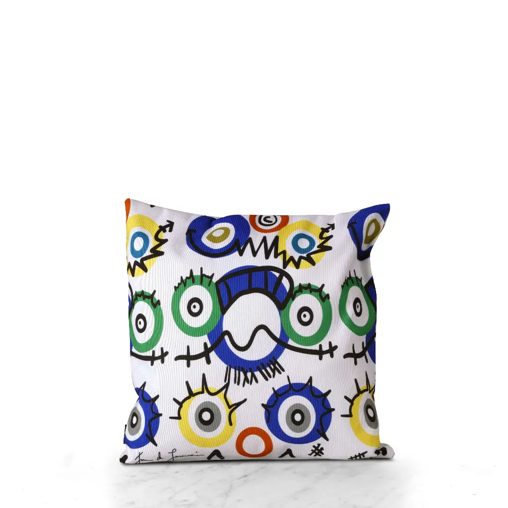 Decorative cushion Ojitos