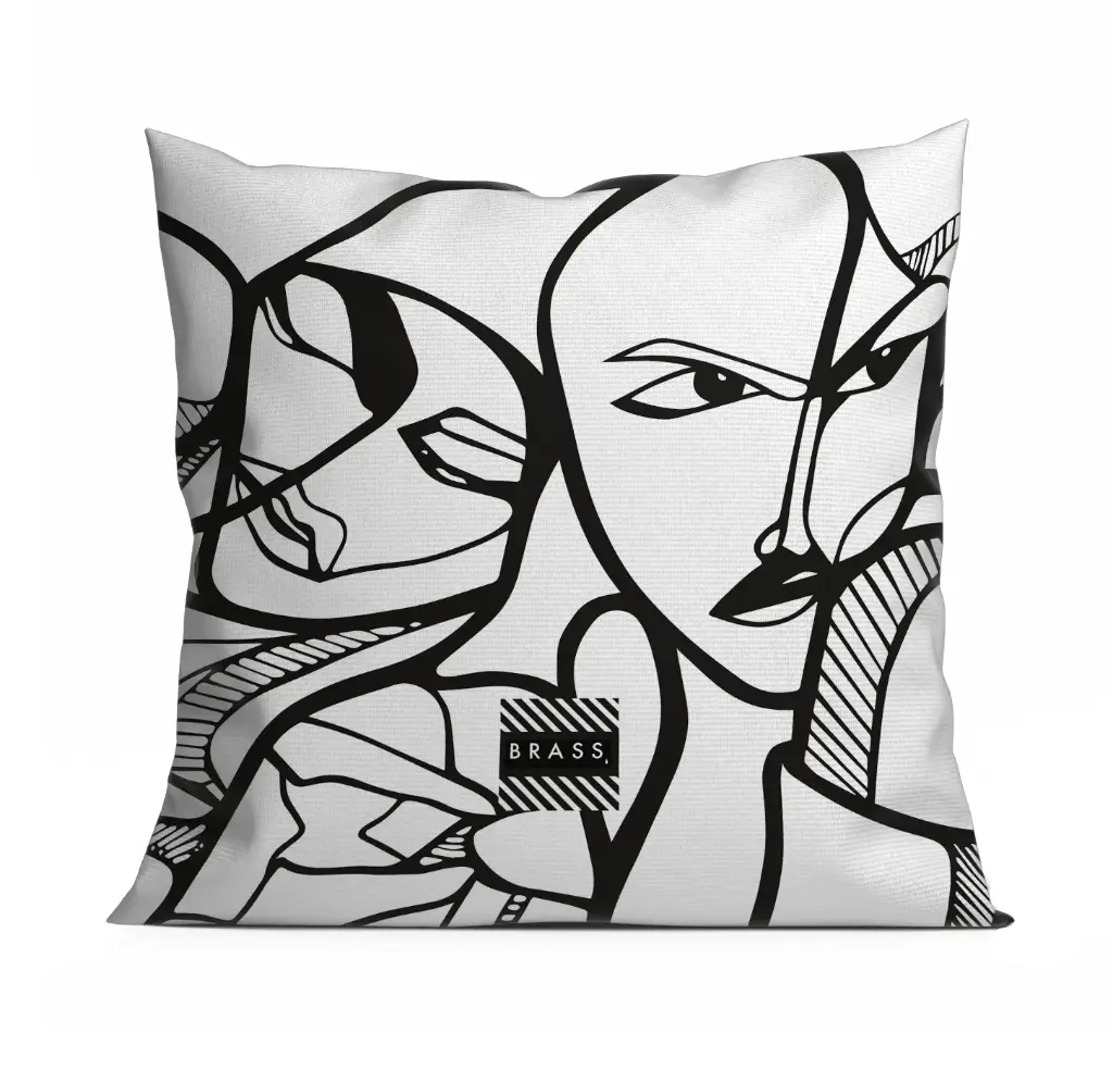 Coussin d’extérieur White Elongi