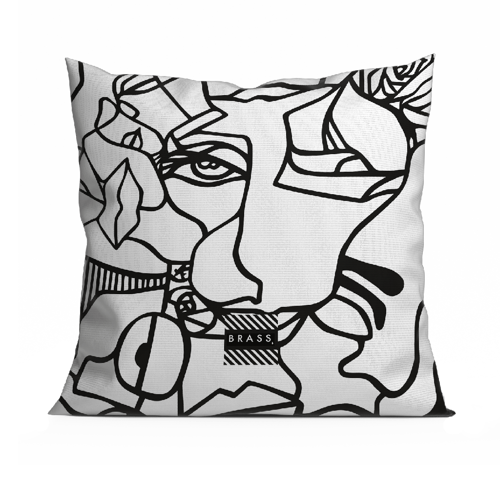 Housse de coussin White Koseka