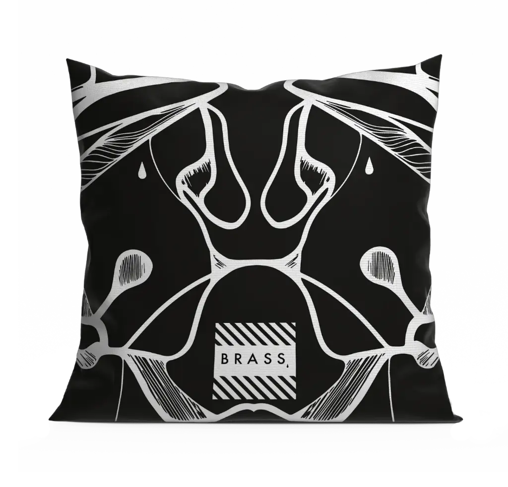 Cushion Black Bolingo - Outdoor 