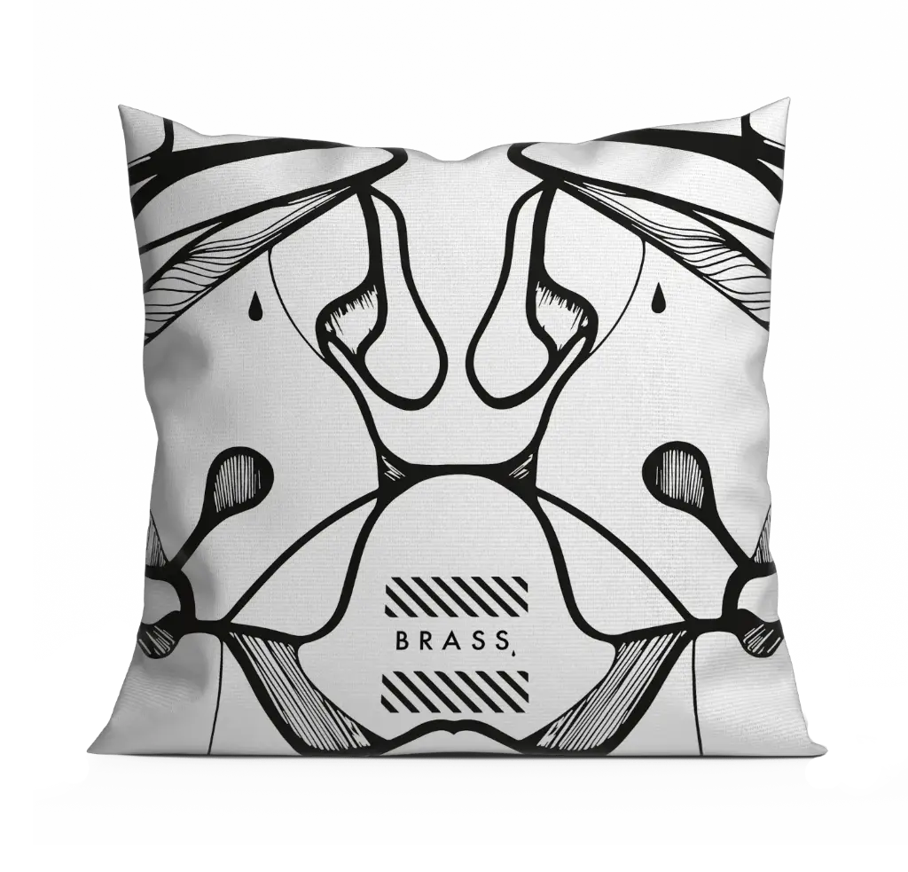 Cushion White Bolingo - Outdoor  