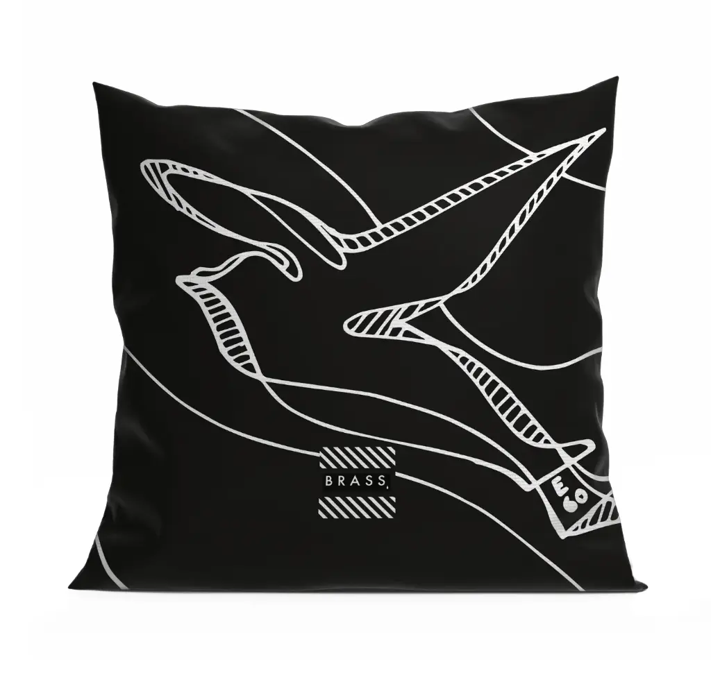 Cushion Black Colombes - Outdoor