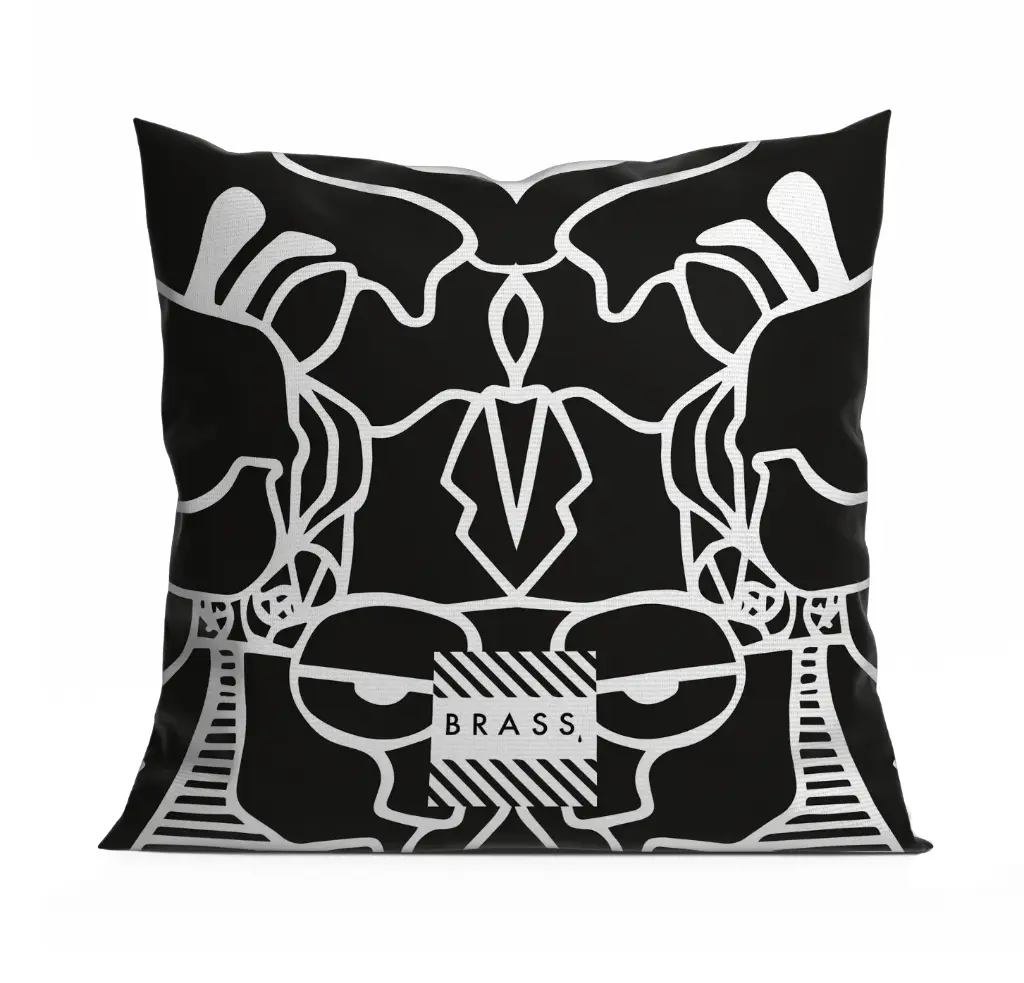 Housse de coussin Black Misu