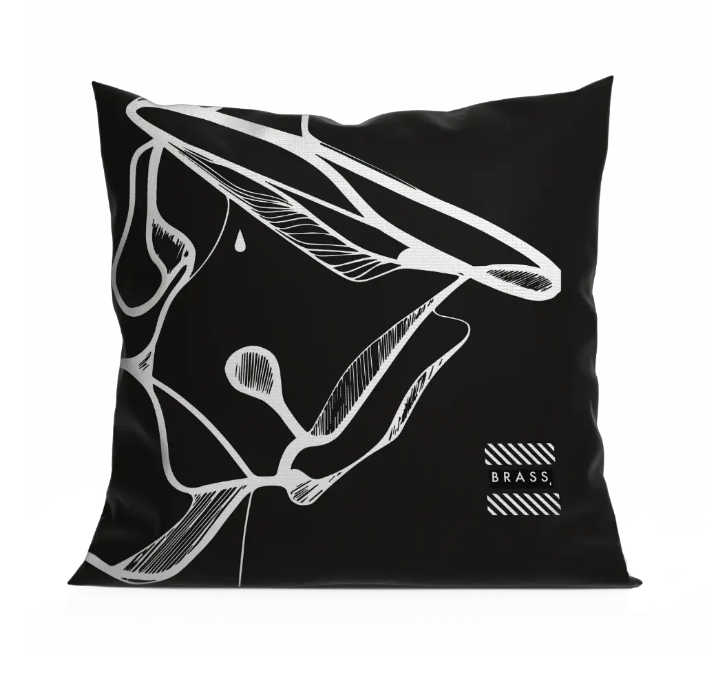 Housse de coussin Black Mobali