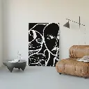 Wall Decoration Black Elongi