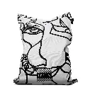 Cover White Koseka for beanbag